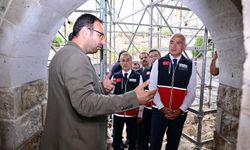 Bakan Ersoy peribacaları restorasyonunu yerinde inceledi
