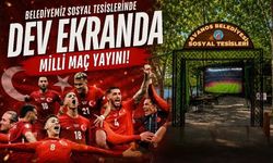 Avanos'ta milli maç coşkusu dev ekranda yaşanacak