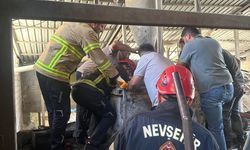 Nevşehir'de harç karma makinesine sıkışan işçiden acı haber! 3 gözaltı