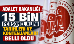 Adalet Bakanlığı 15 bin personel alacak! Başvuru tarihleri ve detaylar açıklandı