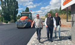 Avanos - Çavuşin yolunda asfalt çalışması sürüyor
