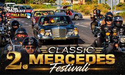 Kapadokya'da klasik mercedes rüzgarı! Ürgüp'teki festival binlerce kişiyi büyüledi