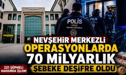 Bakan Gürlek açıkladı: Nevşehir merkezli dev operasyonlarda 221 gözaltı