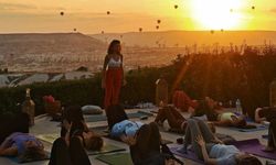 Kapadokya'da balonlar eşliğinde yoga! Bu festival çok konuşulacak