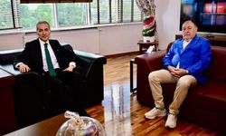 Vali Kök ile NTSO Başkanı Parmaksız bir araya geldi