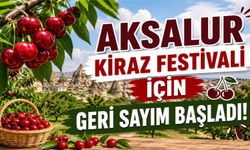 Aksalur Kiraz Festivali için geri sayım başladı! Ürgüp'te tatlı heyecan