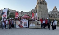15 Temmuz'da Kapadokya'da anlamlı buluşma! Aşk Vadisi’nde yürüdüler