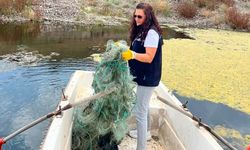 Kızılırmak’ta balıkların ölüm tuzağı bozuldu! 300 metrelik ağ bulundu