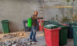 Ürgüp’te belediye ekipleri birçok noktada ilaçlama yaptı
