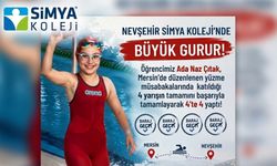 Nevşehir’in genç yüzücüsü Mersin’de fırtına gibi esti