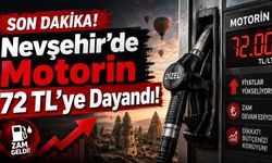 Nevşehir’de motorin 72 TL’ye dayandı! Zam pompaya yansıdı