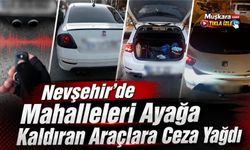 Gece uykularını kaçıran sürücülere polis darbesi! Araçlar 30 gün men edildi