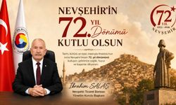 NTB Başkanı Salaş’tan Nevşehir’in 72. il yıldönümü mesajı