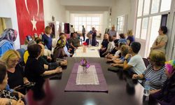 Kaymakam Bilici Özkonak’ta kadınların üretim alanını ziyaret etti