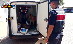 Avanos'ta jandarmanın durdurduğu araçtan çıkanlar dikkat çekti