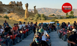 Kapadokya’da ATV turları doldu taştı! Yoğunluk dikkat çekti