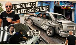 Hurda araca ekspertiz yaptırdılar: Nevşehir’de ilginç görüntüler