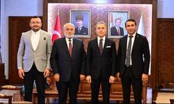 Mustafa Şen’den Vali Hüseyin Kök’e ziyaret