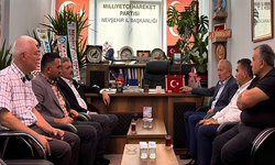 NTB heyetinden MHP İl Başkanı Doğu’ya hayırlı olsun ziyareti