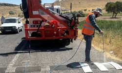 Nevşehir yol çalışmalarında 10 bin metrelik kaplama tamamlandı