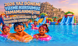 Nevşehir’de yüzlerce çocuk kulaç attı: Kurslar tamamlandı