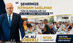 Öbekli, Modern İş Hanı esnafıyla buluştu: “El ele, gönül gönüleyiz”