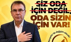 Babaoğlu’ndan üyelere mesaj: “Siz oda için değil, oda sizin için var!”