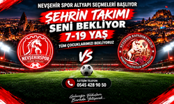 Nevşehir Spor altyapı seçmeleri başlıyor!