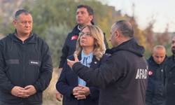 Kılıç Göreme’de kaya düşmesinin yaşandığı bölgede inceleme yaptı