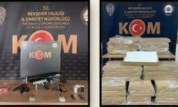 Kaçak sigaradan tabancaya: Nevşehir’de polisin haftalık bilançosu