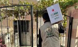 Gıdadan battaniyeye: Nevşehir İHH gönüllüleri ailelerin yanında