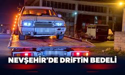 Drift cezasını ödememek için 15 dakikada aracı parçaladı