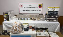 Nevşehir’de jandarma operasyonu: 29 bin 41 makaron ele geçirildi