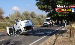 Nevşehir’de refüje çarpan araç takla attı: 1 ölü, 2 yaralı