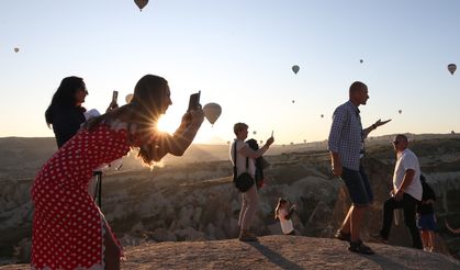 Kapadokya'yı mart ayında 168 bin turist ziyaret etti