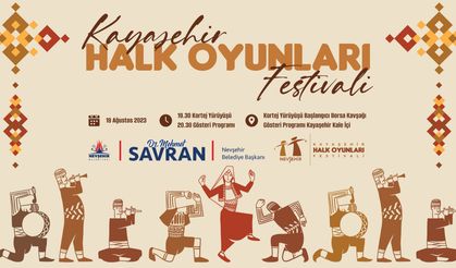Halk Oyunları Festivali bu akşam Nevşehir Kalesi’nde