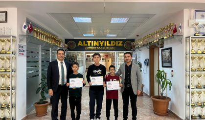 Altınyıldızlılardan Türkiye 28.zeka oyunları yarışmasında gururlandıran başarı