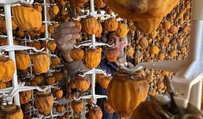 Ürgüp’te kurutulan cennet hurması dünyaya açılıyor (video)
