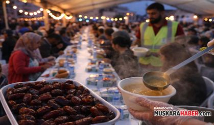 Nevşehir’de ramazan sofraları kuruluyor: Binlerce kişi aynı sofrada buluşacak