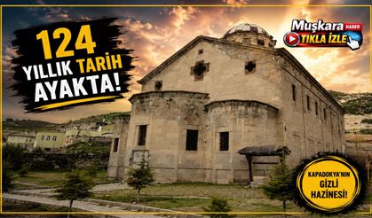 124 yıllık Aziz Dimitrios Kilisesi Kapadokya’da tarihe tanıklık ediyor