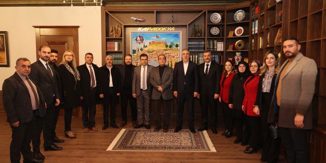 MHP Yönetiminden Belediye Başkanı Savran’a ziyaret