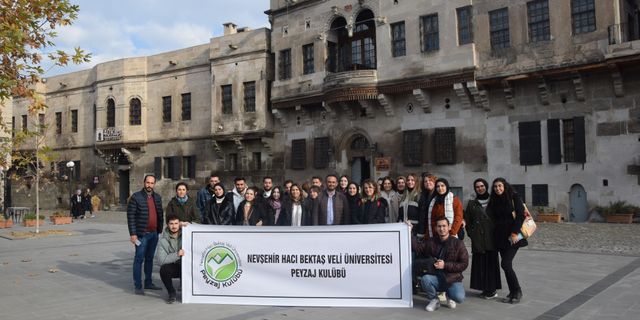 NEVÜ öğrencilerinden Millet Bahçesi şantiyesine teknik gezi