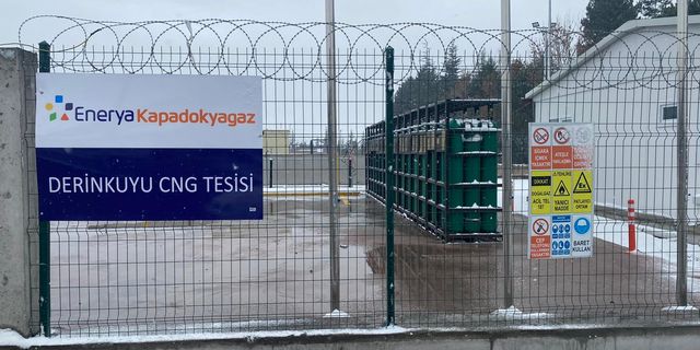 Derinkuyu’da doğalgaz hatta verildi