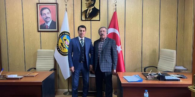 Kaymakam Öner, Başkan Sarıtaş’ı ziyaret etti