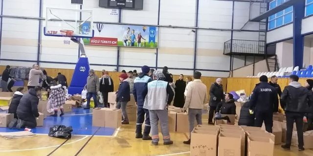 Avanos Belediyesi yardım toplamaya aralıksız devam ediyor