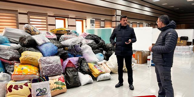 Ürgüp Belediyesi deprem için yardım toplamaya devam ediyor