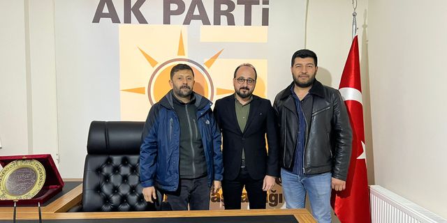 Mustafa Çiçekli, AK Parti Derinkuyu teşkilatını ve Başkan Aksoy’u ziyaret etti