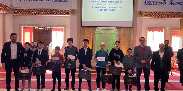 Genç Bilaller Ezan Okuma Yarışması Ürgüp'te yapıldı  
