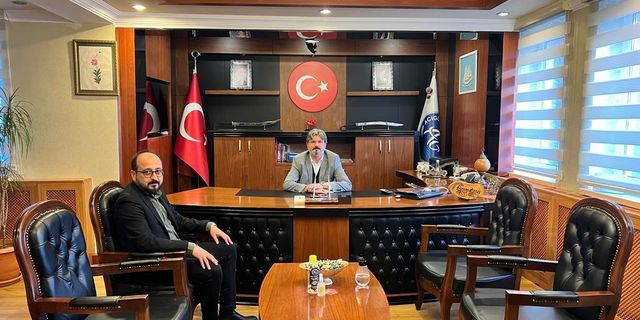 Mustafa Çiçekli, Acıgöl teşkilatını ve Başkan Ertaş'ı ziyaret etti