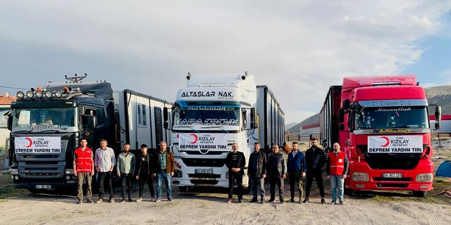 Türk Kızılay Nevşehir Şubesi sürekli yaşam konteyneri sevk ediyor